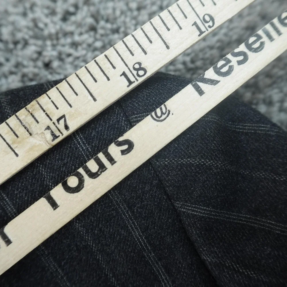 VTG Burberrys Blazer Mens 38 Gray Pinstripe Wool Sport Coat Suit Jacket Top USA